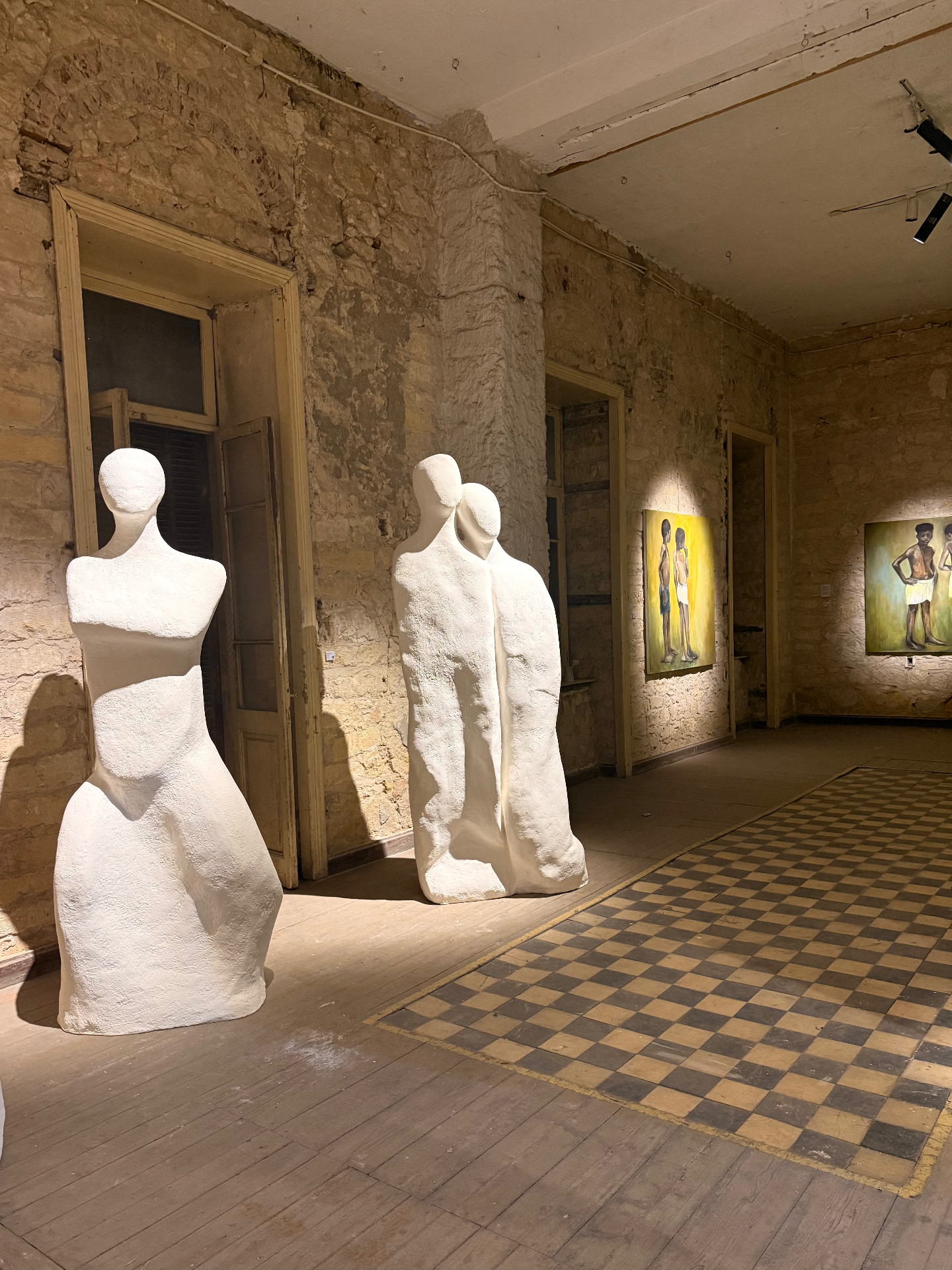 Installation view of Traces of Nūba at Access Art Space, Cairo